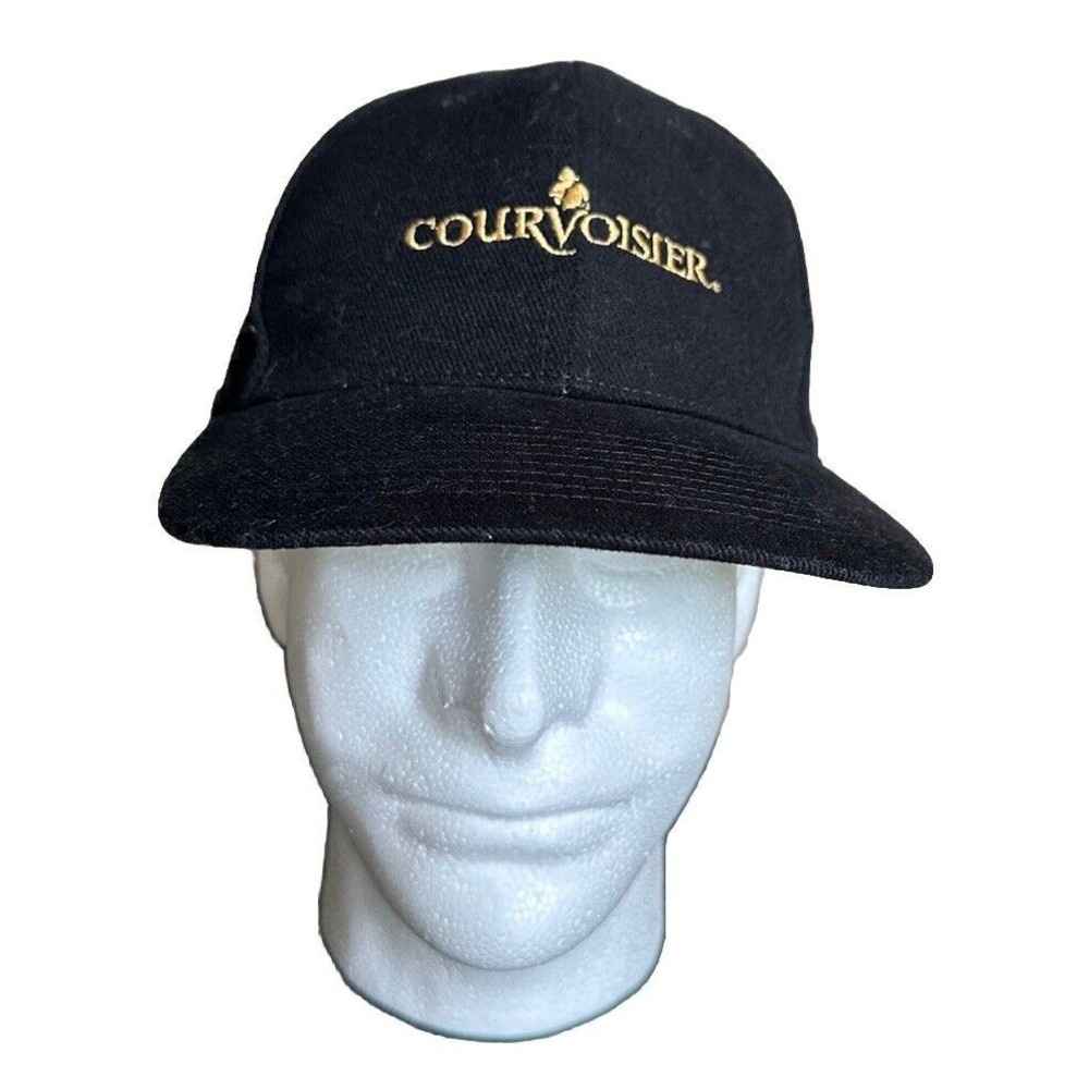 Vintage 90’s Courvoisier Cognac Wool Strap Back Hat
